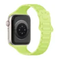 Replacement silicone magnetic watch strap with cute paw design for smart watch, lime green. - Neon Yellow