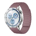 Replacement magnetic silicone watch strap compatible with smartwatches, comfortable and durable. - 18mm / Smoky Purple