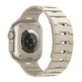 Cinturino di ricambio in silicone magnetico compatibile con la serie Apple Watch Ultra. - 44/45/46/49MM Universale / Bianco Antico