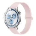 Cinturino per orologio magnetico in silicone rosa compatibile con smartwatch, design strutturato. - 18mm / Rosa brillante ufficiale