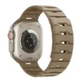 Cinturino di ricambio magnetico in silicone compatibile con Apple Watch Ultra, kaki. - 44/45/46/49MM Universale / Pietra