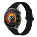 Cinturino in Silicone per Smartwatch Nero Motivo Litchi Banda Magnetica per Serie GT - 18mm / Nero
