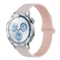 Roze lychee patroon silicone magnetische horlogeband voor smartwatch, stijlvol en comfortabel. - Sterrenlicht met roze zand