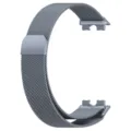 Correa de reloj de malla metálica de repuesto para reloj inteligente, milanesa magnética elegante. - Smart Band Universal / Gris espacial