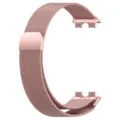 Roségold Metall Mailänder Mesh Uhrenarmband Ersatzband mit Magnetverschluss für Smartwatch - Smart Band Universal / Rosenrosa