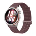 Ersatz Nylon Armband für Huawei Smartwatch, bequemes atmungsaktives braunes Armband. - Rauchiges Lila