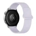 Silicone watch strap compatible with Huawei watch, textured light purple band with magnetic clasp. - 18mm / Shimmer Purple