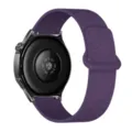 Purple silicone magnetic watch band replacement strap compatible with smartwatches, soft and durable. - 18mm / New Plum