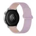 Replacement magnetic silicone strap for smartwatch, soft purple texture, durable fit. - 18mm / Light Purple Pink