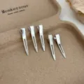 Professional metal duckbill hair clips set for root volume, fringe styling and makeup. - 4.5cm Single Prong Clip (Single)