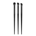 3pcs professional eye makeup brush set blending eyeshadow tools for precise daily makeup application - Black Eyeshadow Brushes