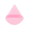Rose Triangle Velours Maquillage Poudre Puff Doux Éponge Cosmétique pour le Visage - 1 Pièce Rose