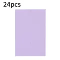 24pcs wedge makeup sponges professional soft cosmetic blending sponges for foundation makeup - 24 Cut Triangle Puff - Purple