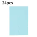 24Pcs Triangle Makeup Sponge Soft Cosmetic Puff Wet Dry Face Foundation Blender Tool - 24 Cut Triangle Puff - Blue