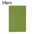 24 piezas esponja de maquillaje en cuñas suave cosmetica blender para base de cara - Borla Triangular de 24 Cortes - Verde