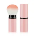 Tragbarer rosa ausziehbarer Make-up-Pinsel für makelloses Puder, Rouge und tägliche Gesichtspflege. - Groß Ausziehbar - Rosa