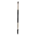 Dual-ended eyebrow brush with angled brush and spoolie for precise makeup application. - Black Gold (RANCAI)