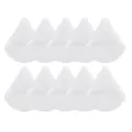 Eponges a poudre triangulaires blanches, douces, usage sec et humide, lot de 10 pieces. - 10 Pièces Blanc