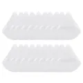 Grand ensemble de houppes à poudre triangulaires, douces éponges de maquillage visage. - 20 Pièces Blanc