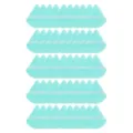 Huppe de Poudre Triangulaire Velours Maquillage Éponge Outils Cosmétiques Doux Set - 50 Pièces Vert