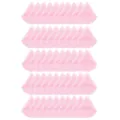 Rose triangle maquillage puffs, doux velours cosmétique puffs pour la poudre du visage. - 50 Pièces Rose Pâle