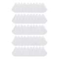 Grandes houppettes de maquillage triangulaires en vrac, douce velours sec humide. - 50 Pièces Blanc