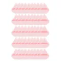 Houppes à poudre roses triangulaires, éponges de maquillage en velours doux pour le teint. - 50 Pièces Rose Pudding