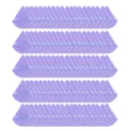 Grandes houppes à poudre triangulaires en velours, éponge de maquillage douce, set de beauté - 100 Pièces Violet