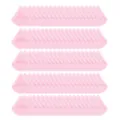Grandes houppettes de maquillage triangulaires roses, velours doux pour application seche humide. - 100 Pièces Rose Pâle