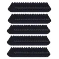 Éponge de maquillage houppette en velours triangle noir pour poudre libre et compacte - 100 Pièces Noir