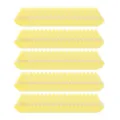 Grandes houppes de maquillage triangulaires pour usage humide et sec, outils en velours. - 100 Pièces Jaune