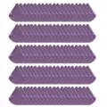 Grandes houppettes de maquillage triangulaires violettes en lot pour maquillage sec et humide. - 100 Pièces Violet Fumé