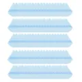 Grandes houppes de maquillage triangulaires, velours doux sec humide ensemble de puffs. - 100 Pièces Bleu Clair