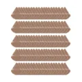 Puffs de Maquillage en Velours Marron Éponges Cosmétiques Douces Ensemble en Vrac - 100 Pièces Café Clair