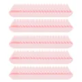Grandes houppes de maquillage triangle rose, velours doux sec et humide outils de beaute. - 100 Pièces Rose Pudding