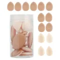 Set 14 spugnette per trucco a goccia con barattolo trasparente per base viso perfetta. - Beige Confezione da 14 Con Barattolo