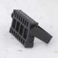 Stand organizzatore per punte da trapano per unghie nero a 16 fori, pratico supporto in plastica. - Supporto per Punte a 16 Fori / Nero