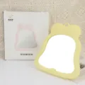 Desktop gelber Schleifen Glocken Make-up Spiegel mit tollem Design für tägliche Kosmetik. - Gelb