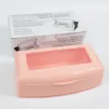 Pink plastic nail tool sterilizing tray and disinfection box for beauty salon equipment use - Pink