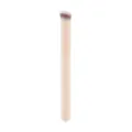 Angled makeup brush with soft dense bristles, flawless foundation and concealer brush. - Angled Concealer Brush / Nude