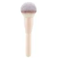 Large makeup powder brush with soft bristles and nude handle for facial contour and setting beauty. - Large Powder Brush / Nude