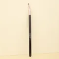 Angled eyeliner brush black handle rose gold ferrule precision makeup tool for detail concealer - Black Gold Angled Eyeliner Brush with Logo