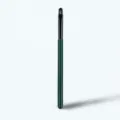 Single green flame highlighter makeup brush soft blending tool for precise facial sculpting. - Lip Brush / Green