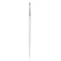 Fine eyeliner brush with white handle and soft bristles for precise makeup application detail. - White Eyeliner Brush