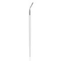 Angled eyeliner brush with white handle, fine detail makeup brush for precise eye lines. - White Angled Eyeliner Brush