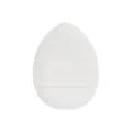 Mini houppette de maquillage blanche en forme de goutte pour fond de teint, douce et pratique. - 1 Pièce / Blanc