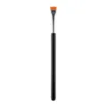 Professional ultra-thin flat eyeliner brush and concealer brush with black handle - Blade Flat Eyebrow Brush / Orange Bristles