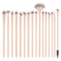 16pcs Nude Makeup Brush Set Professional Eye Shadow Concealer Highlighting Brushes - 16Pcs Eyeshadow Brush Set / Nude