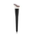 Professional wave contour makeup brush with soft bristles for facial shading and precise face sculpting. - Single Horseshoe Three-Color Brush