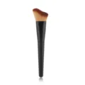 Professional wave-shaped contour makeup brush for precise facial shading and foundation. - Single Horseshoe Brown Hair Brush